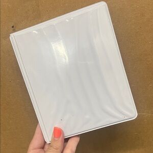 White Cassette Tape Holder Case